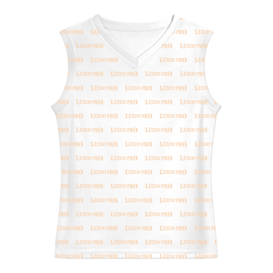 AOP Basketball V-Neck Cardigan