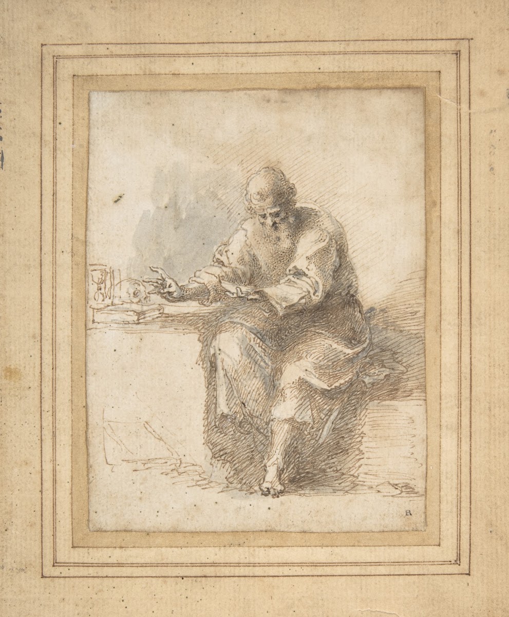 St Jerome Reading 16th17th century