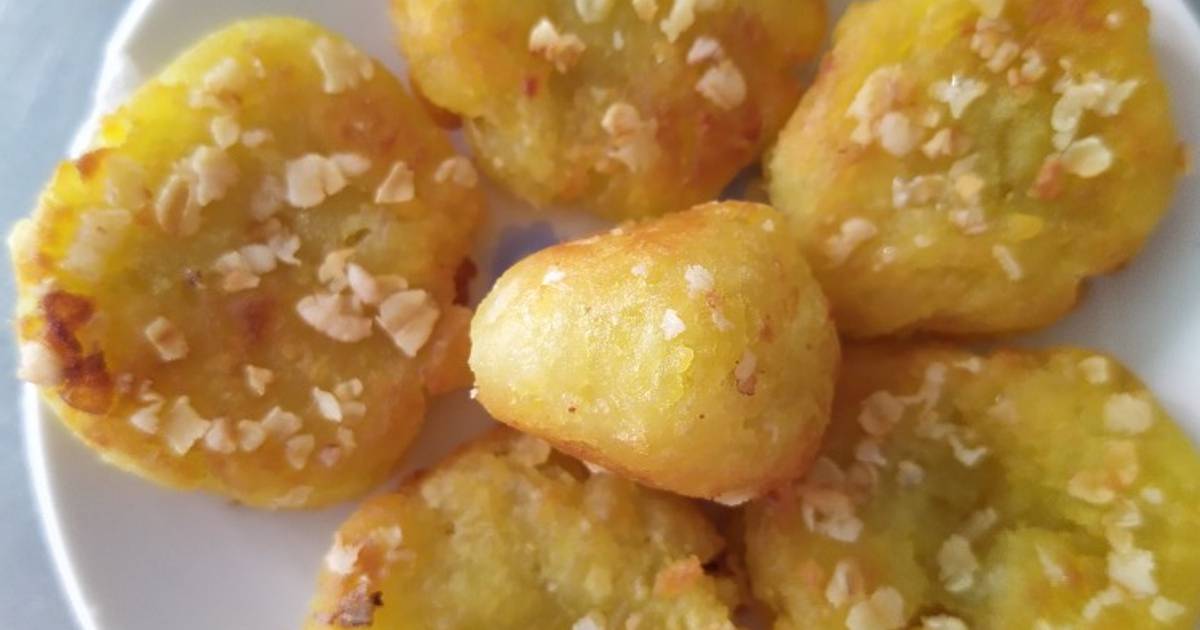 Bánh khoai lăn yến mạch chiên