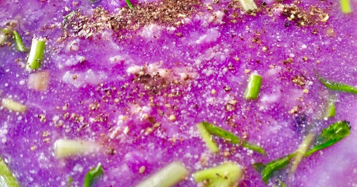 Canh khoai mỡ nấu thịt bằm