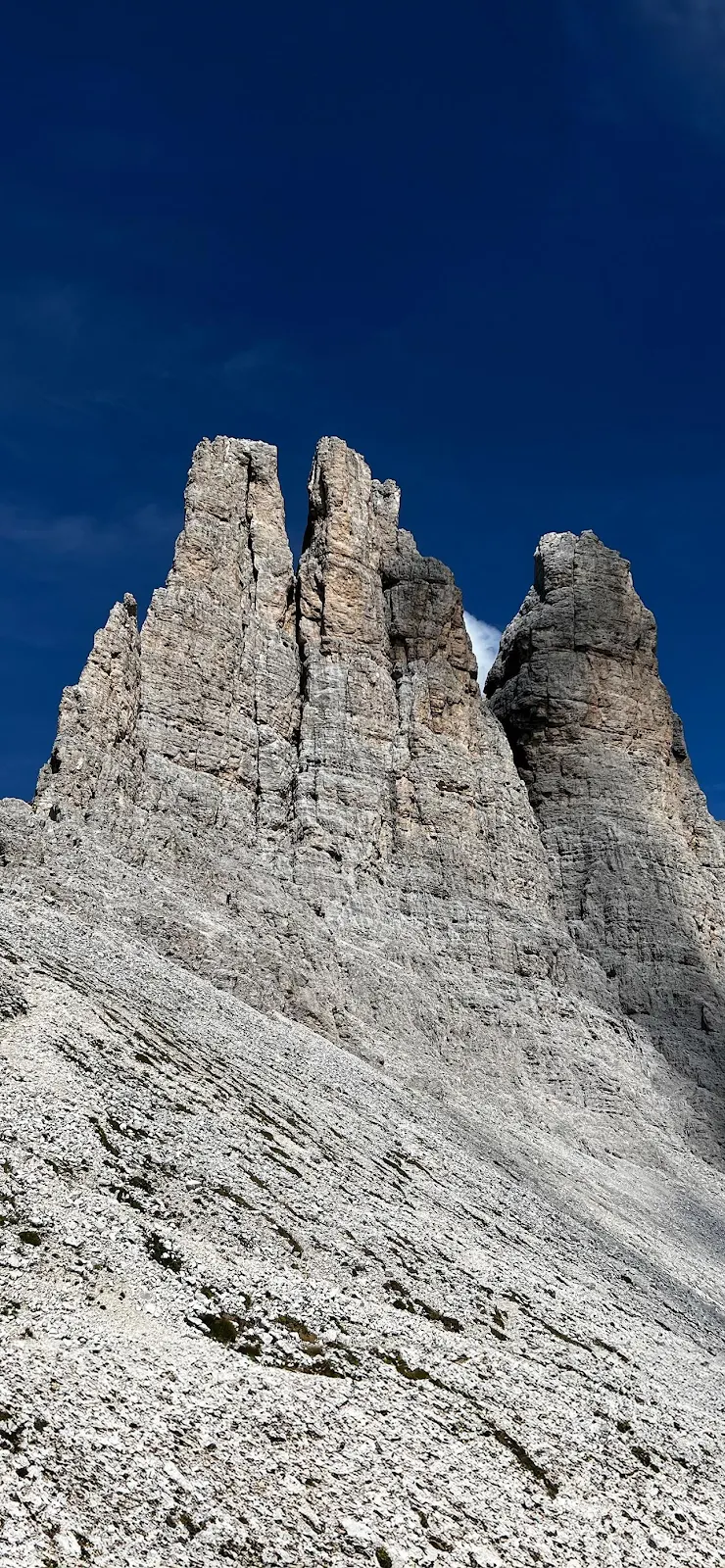 Dolomites Rocky Mountain Peaks - Nature Photography Full HD iPhone Wallpaper (1284x2778)