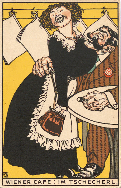 Wiener Café Im Tschecherl 1911