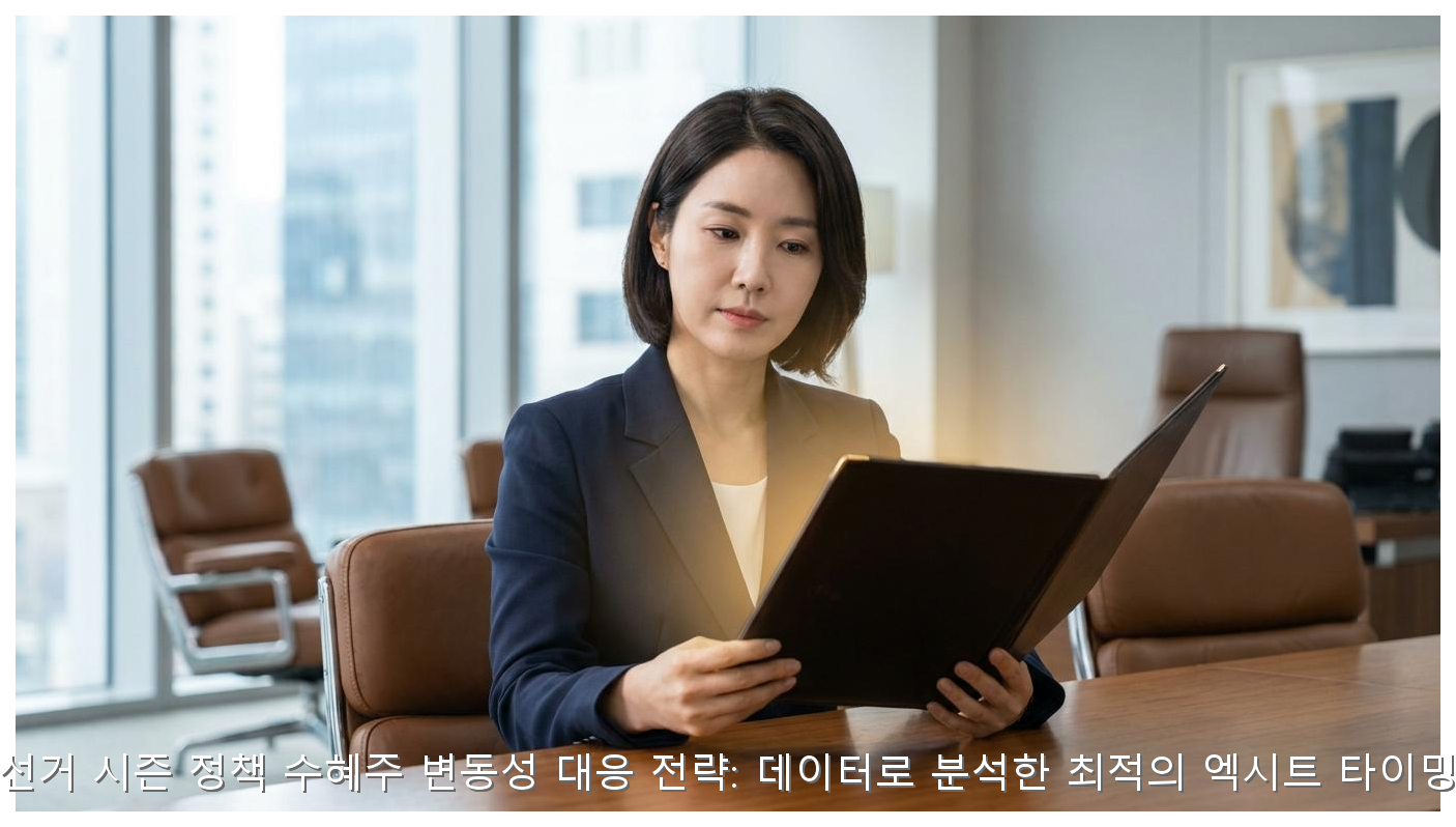 선거 시즌 정책 수혜주 변동성 대응 전략: 데이터로 분석한 최적의 엑시트 타이밍 핵심 안내 및 분석 인포그래픽 (4)