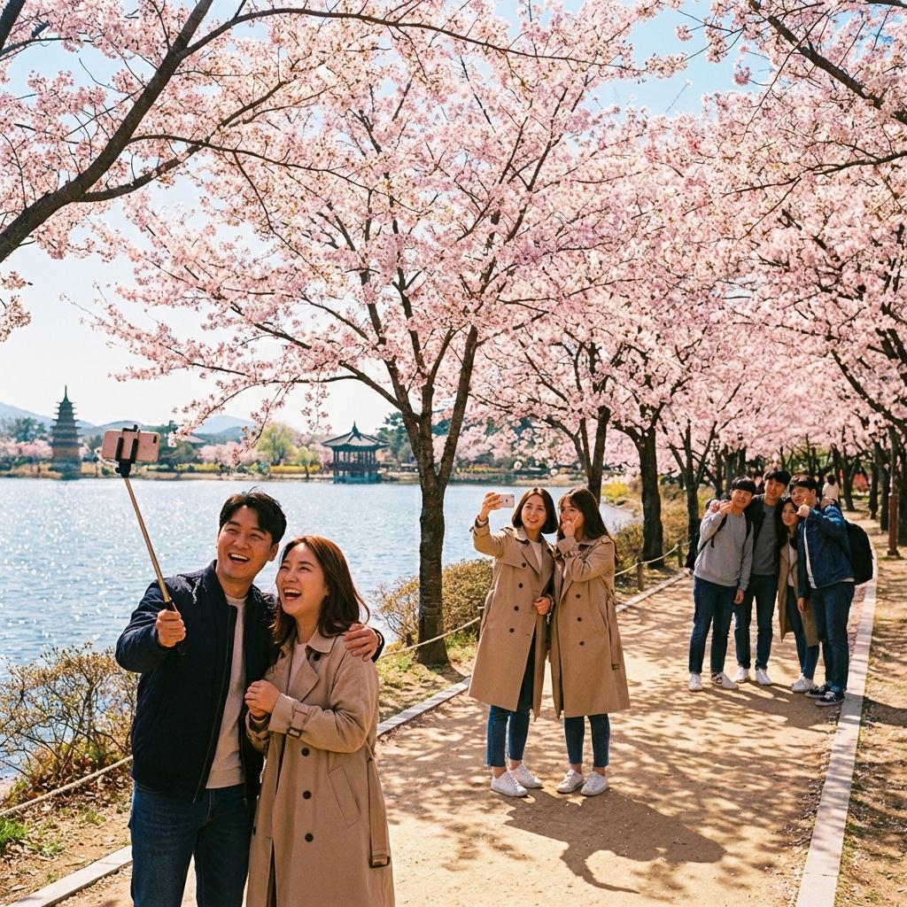 경주 벚꽃 인생샷 필수 코스 5곳 & 나만의 촬영 꿀팁 (아이와 함께)