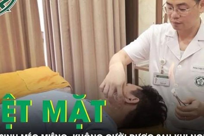 Nam sinh méo miệng, không cười được sau khi ngủ dậy - Báo Sức Khỏe &amp; Đời Sống
