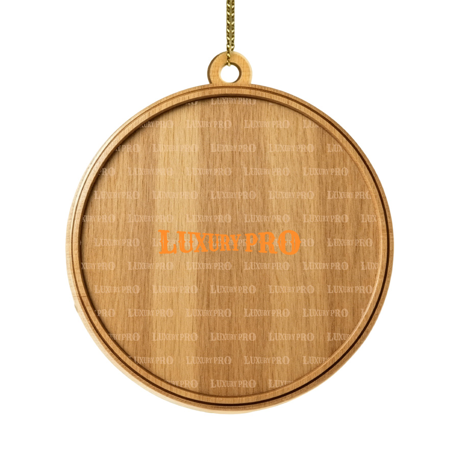 Wooden pendant double-sided printing