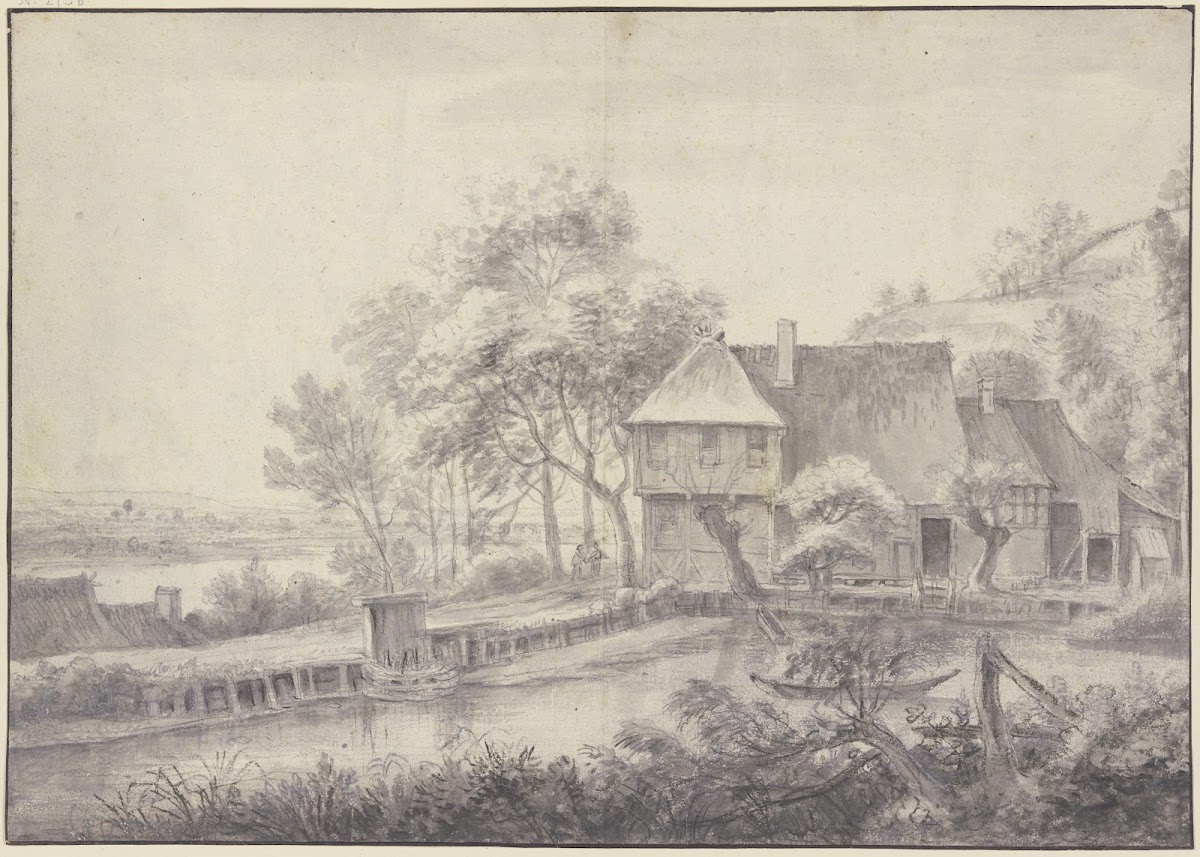 Farm at a channel