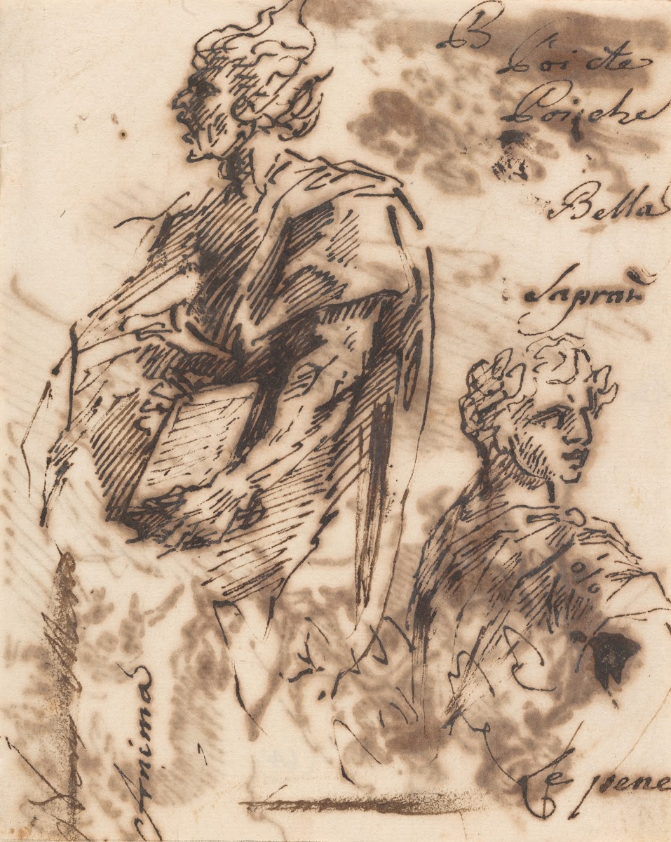 Drawings of Classical Figures mid 17thcentury
