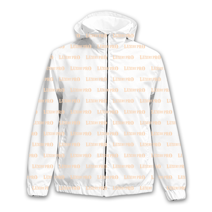 AOP Waterproof Jacket with Hidden Zipper