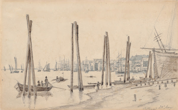 The Coastline of Altona Seen from the East 1834