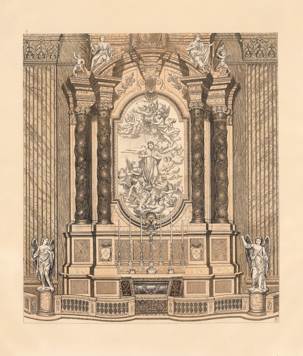 Late Renaissance Baroque Altar 1911