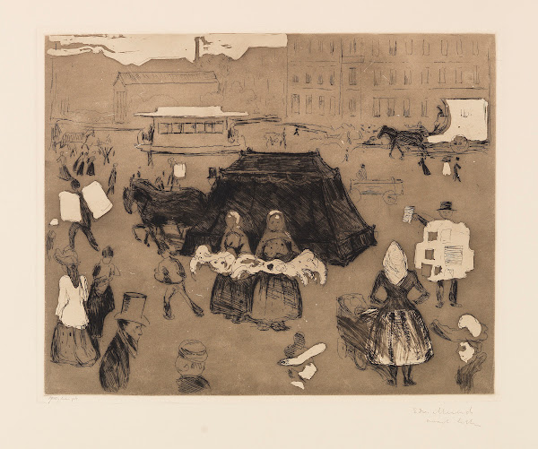 Der Leichenwagen Potsdamer Platz 1902