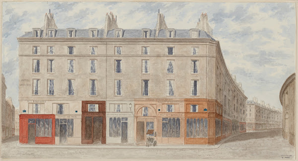 Numéros 1 et 3 rue Babille actuelle rue de Viarmes 1er arrondissement