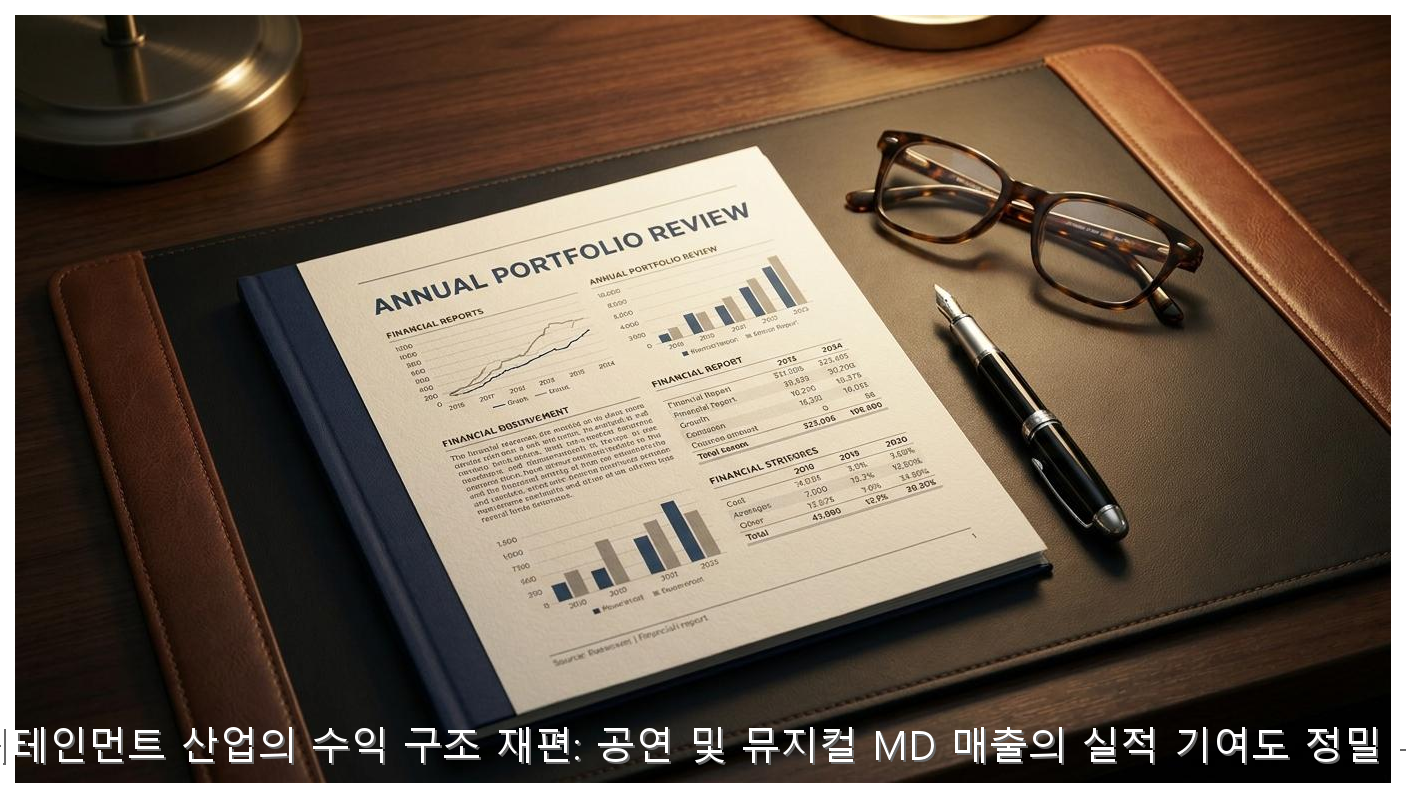 엔터테인먼트 산업의 수익 구조 재편: 공연 및 뮤지컬 MD 매출의 실적 기여도 정밀 분석 핵심 안내 및 분석 인포그래픽 (8)