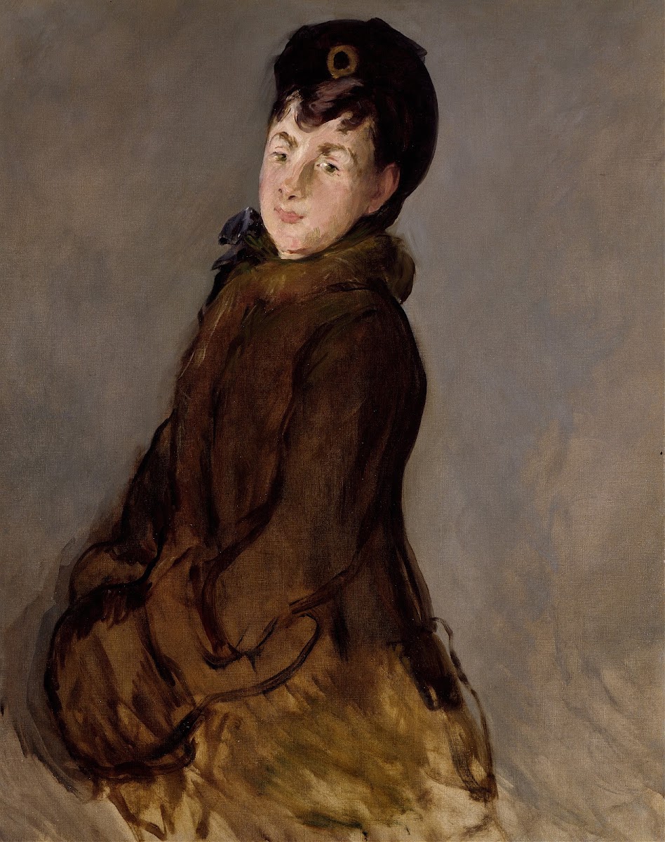 Portrait of Isabelle Lemonnier with a Muff About 1879 80
