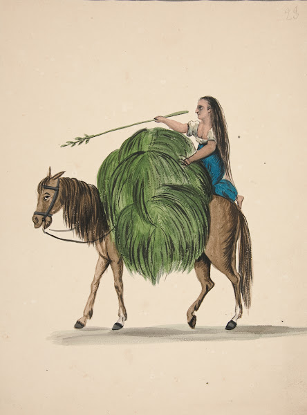 Indian Girl Returning from the Fields ca1850