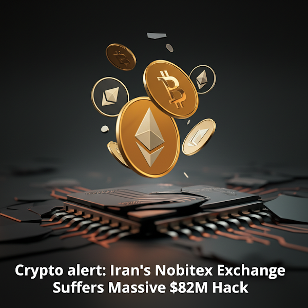 Crypto alert: Iran's Nobitex Exchange Suffers Massive $82M Hack