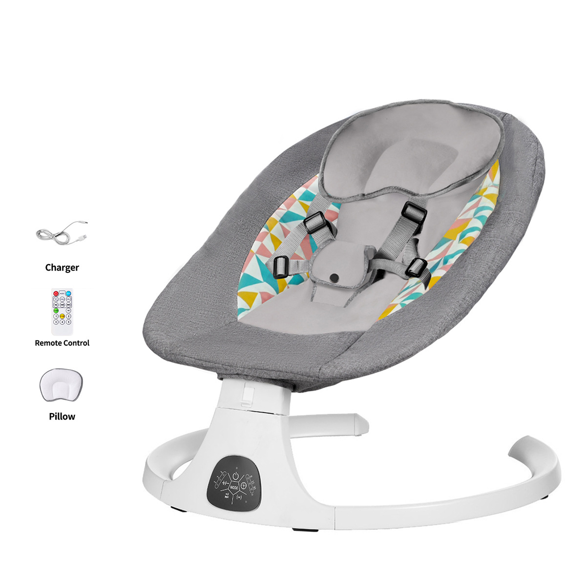 Babywippe mit Musik und Spielzeug, ab Geburt