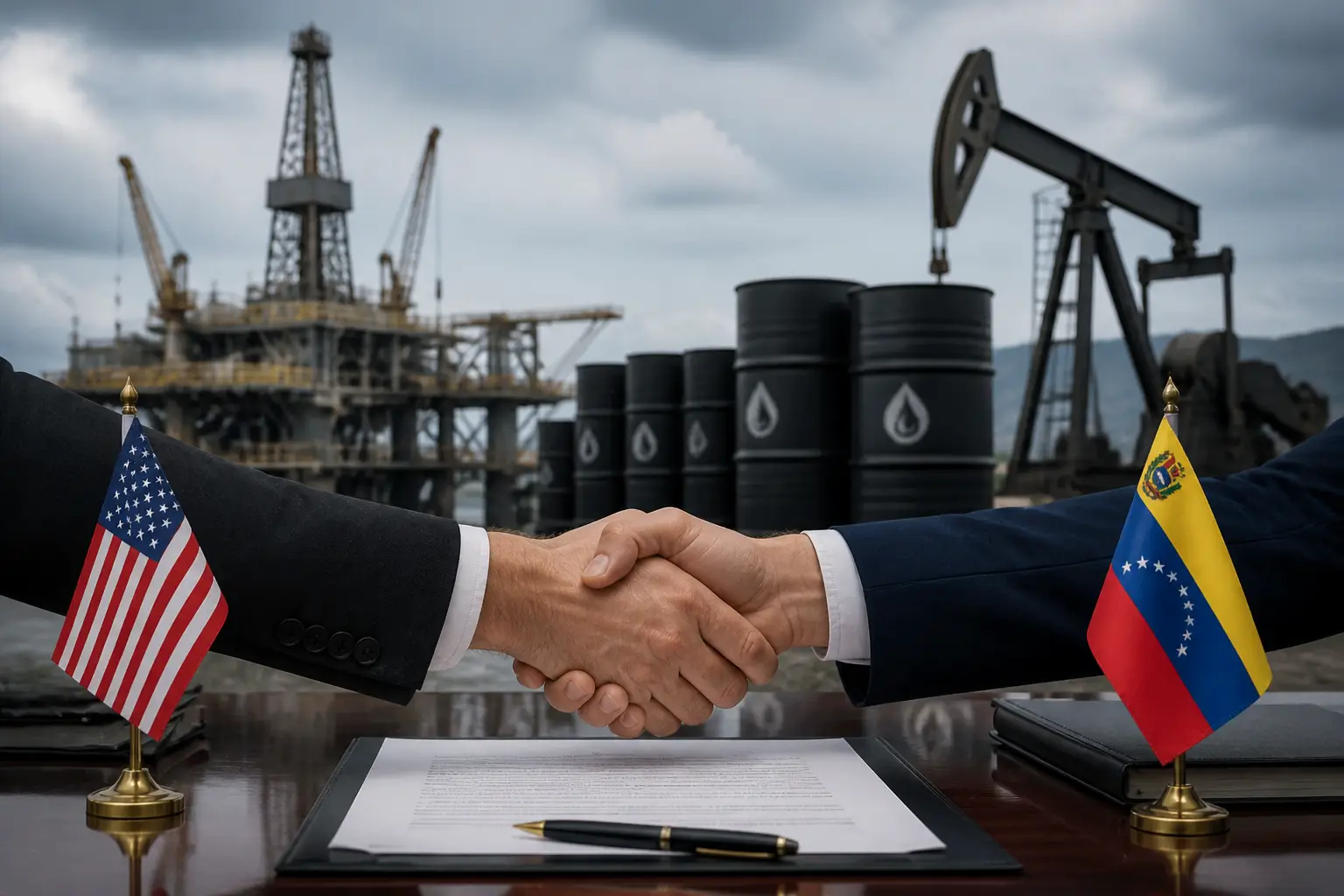 Editorial image for US-Venezuela oil deal grants US-led firm control over 65 billion barrels of crude