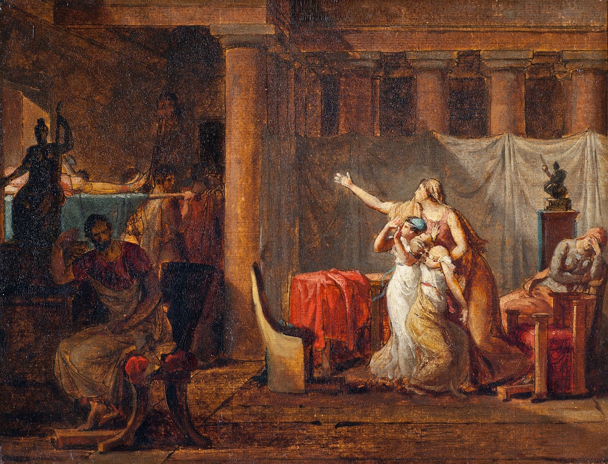 The Lictors Returning to Brutus the Bodies of his Sons Study