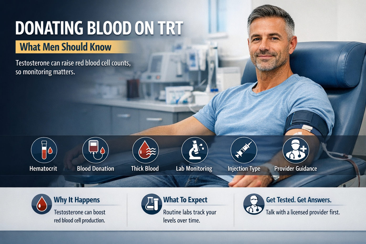 Can You Donate Blood on TRT? What Arizona Men Should Know