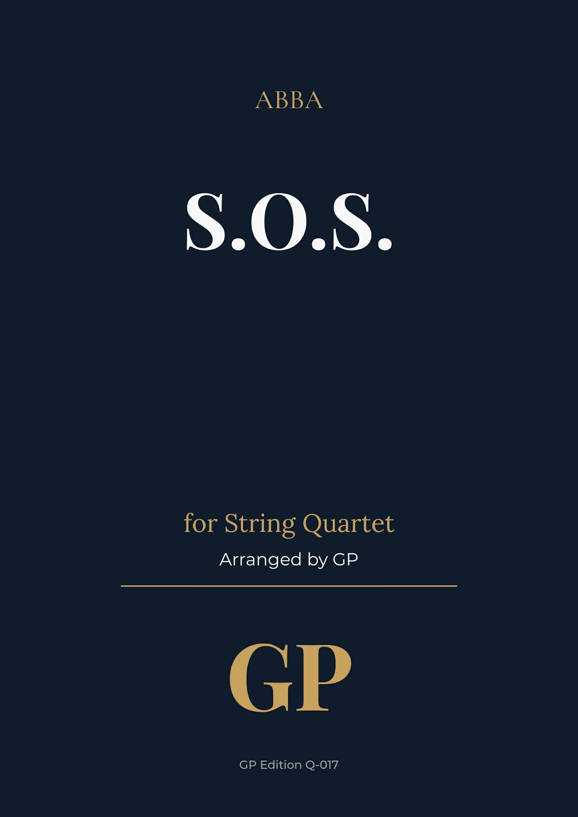 S.O.S. – ABBA | String Quartet Sheet Music