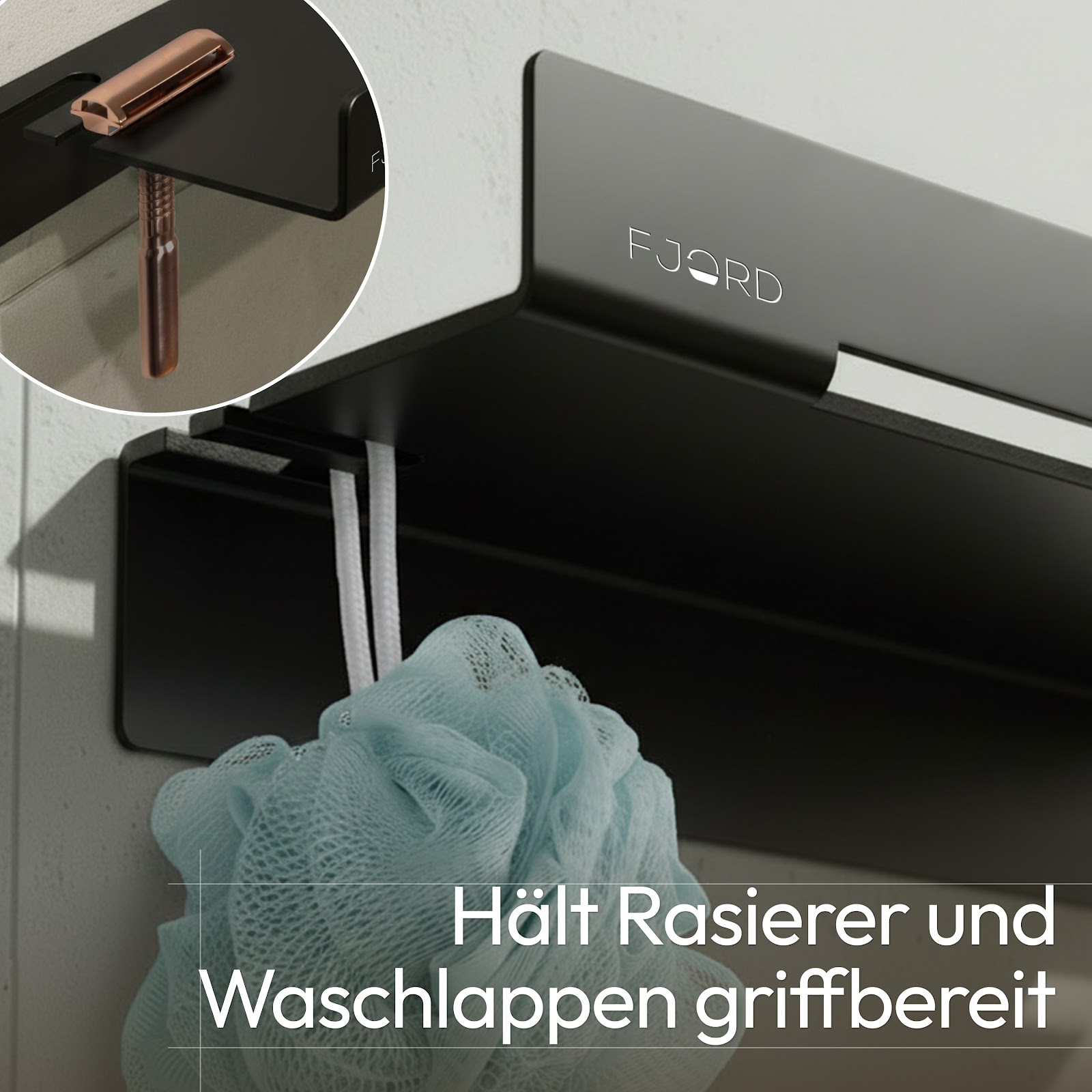 FJORD Flow – Integrierter Haken für Rasierer