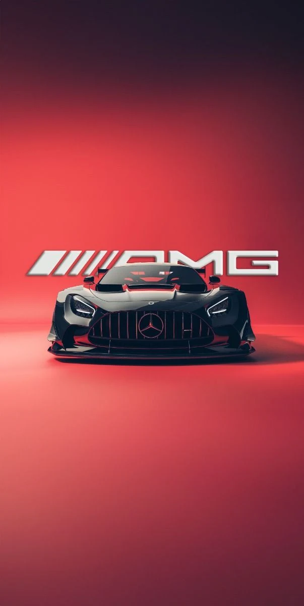 Mercedes-AMG Sports Car - Digital Rendering iPhone Wallpaper (603x1200)