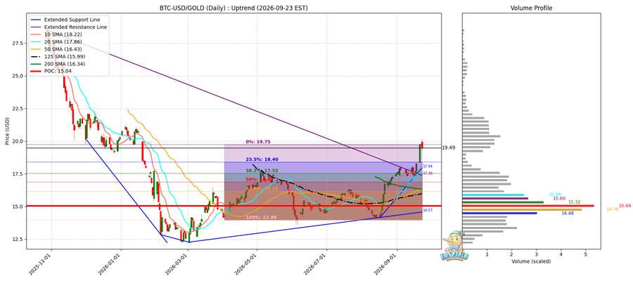 BTC vs Gold 비교
