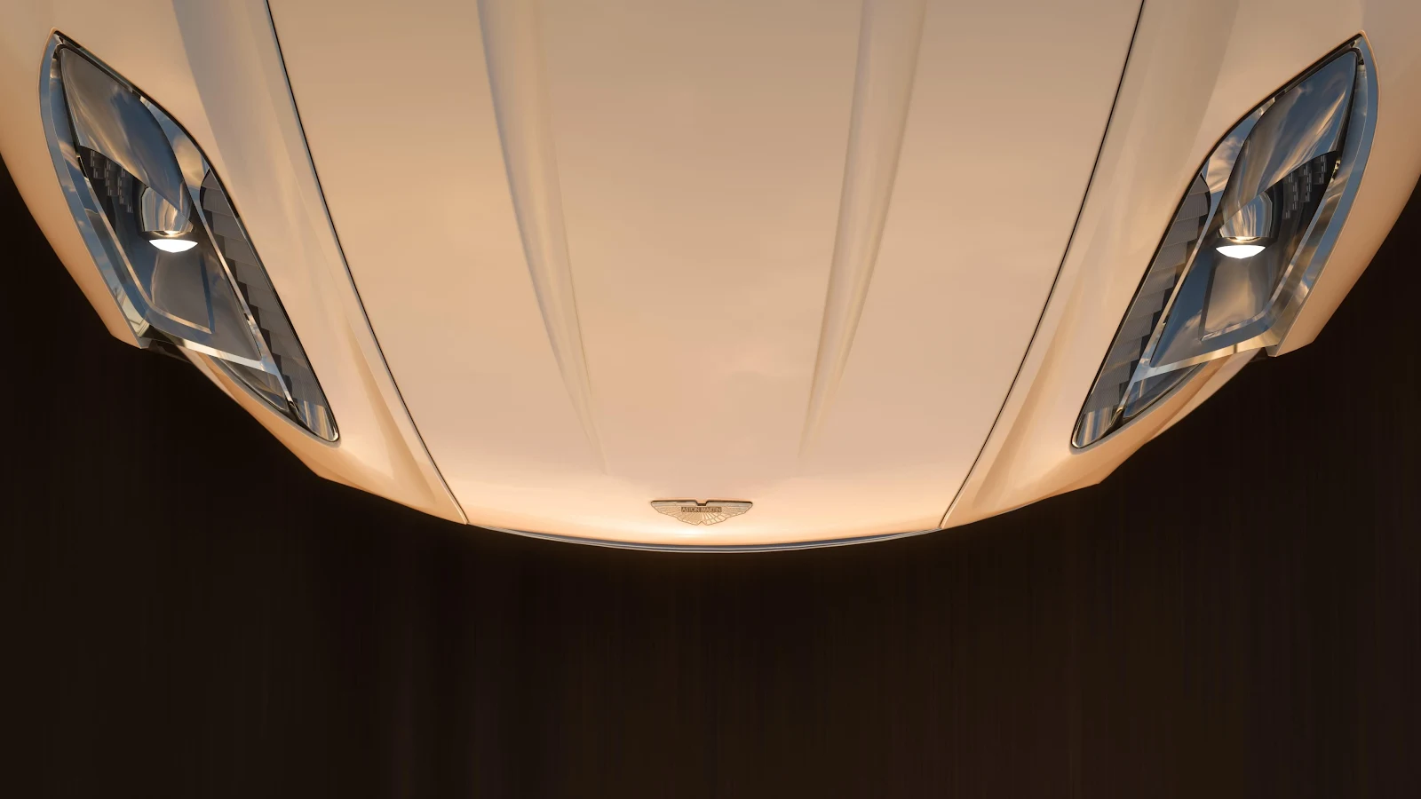 Aston Martin Sports Car Hood - Automotive Photography 4K Wallpaper (3840x2160)