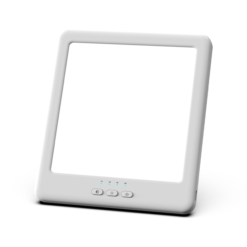 Quadratische SAD-Lichttherapie-Tischleuchte JSK-23