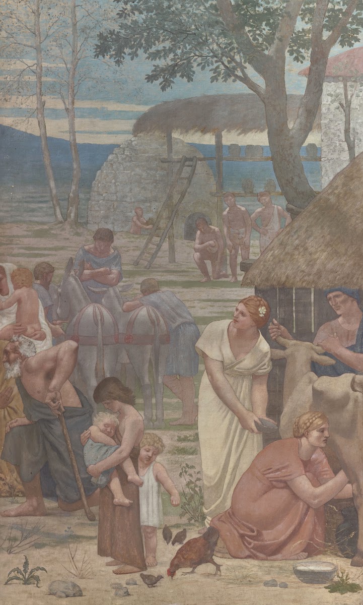 La Rencontre de sainte Geneviève et de saint Germain 1877