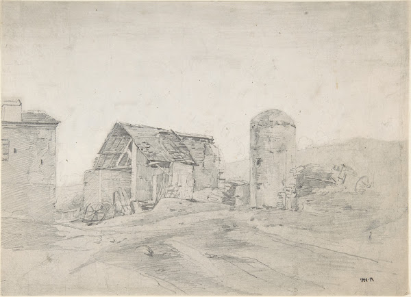 Farmyard in Normandy ca 1831