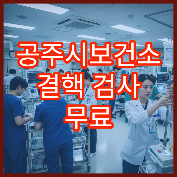 공주시보건소 결핵 검사 무료 여부와 검사 결과 확인 방법