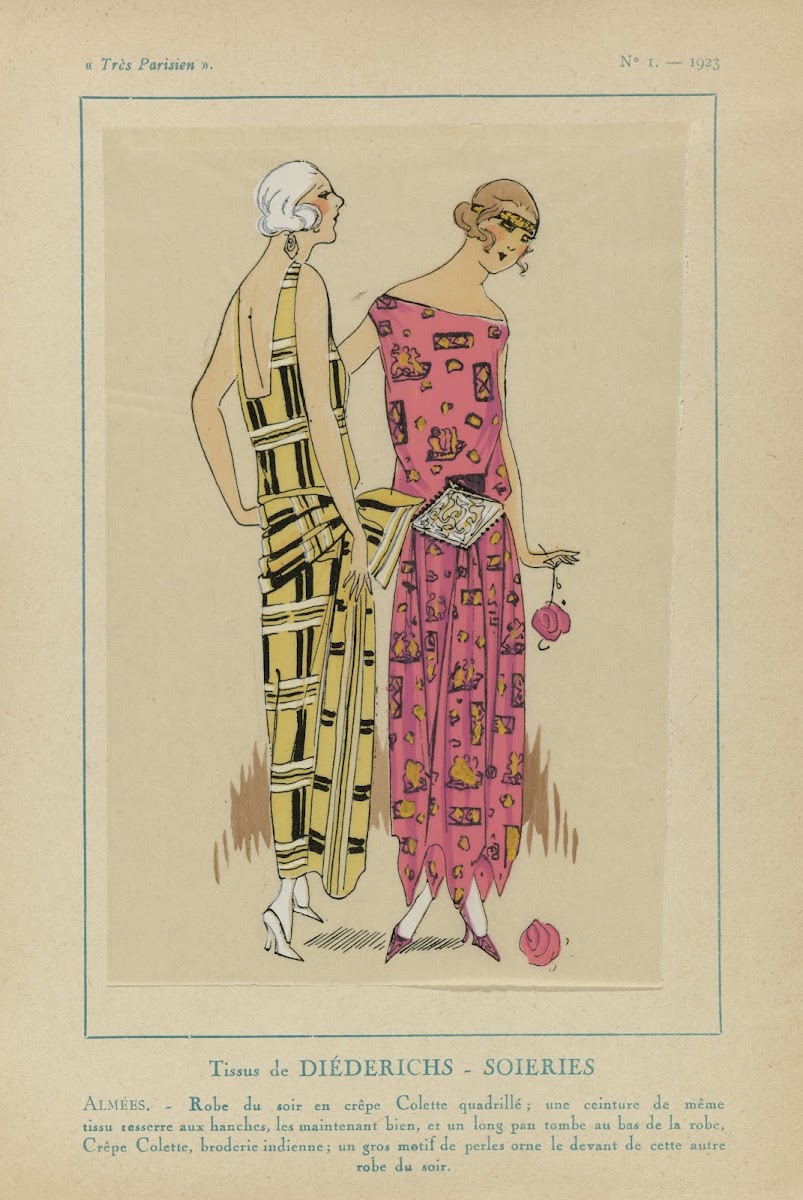 Tissus de Diederichs  Soieries 1923