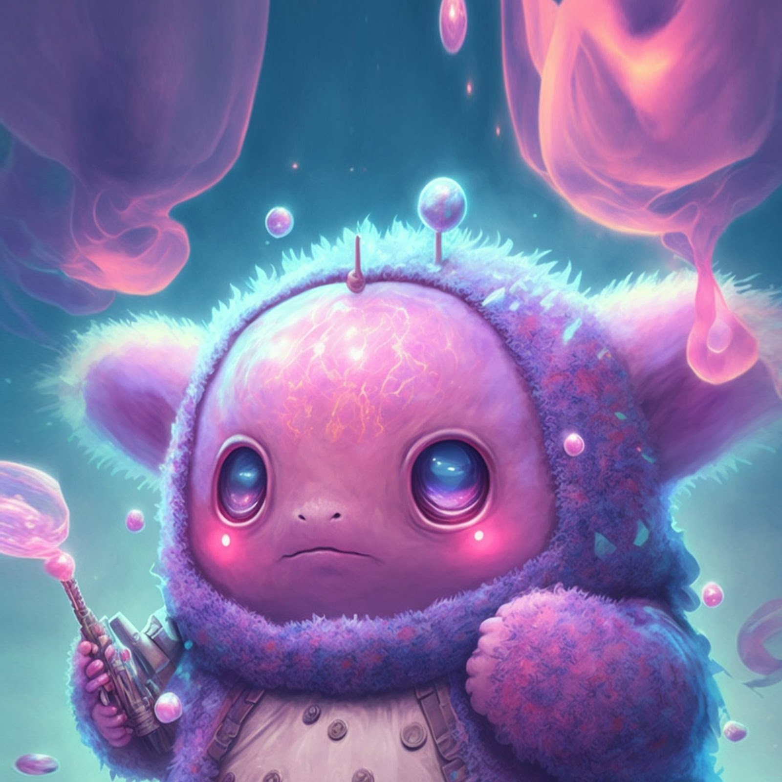 Download Art, Purple, Toy, Pink, Marine Invertebrates 2K iPhone