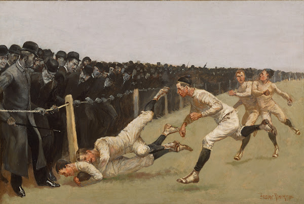 Touchdown Yale vs Princeton Thanksgiving Day Nov 27 1890 Yale 32 Princeton0 1890