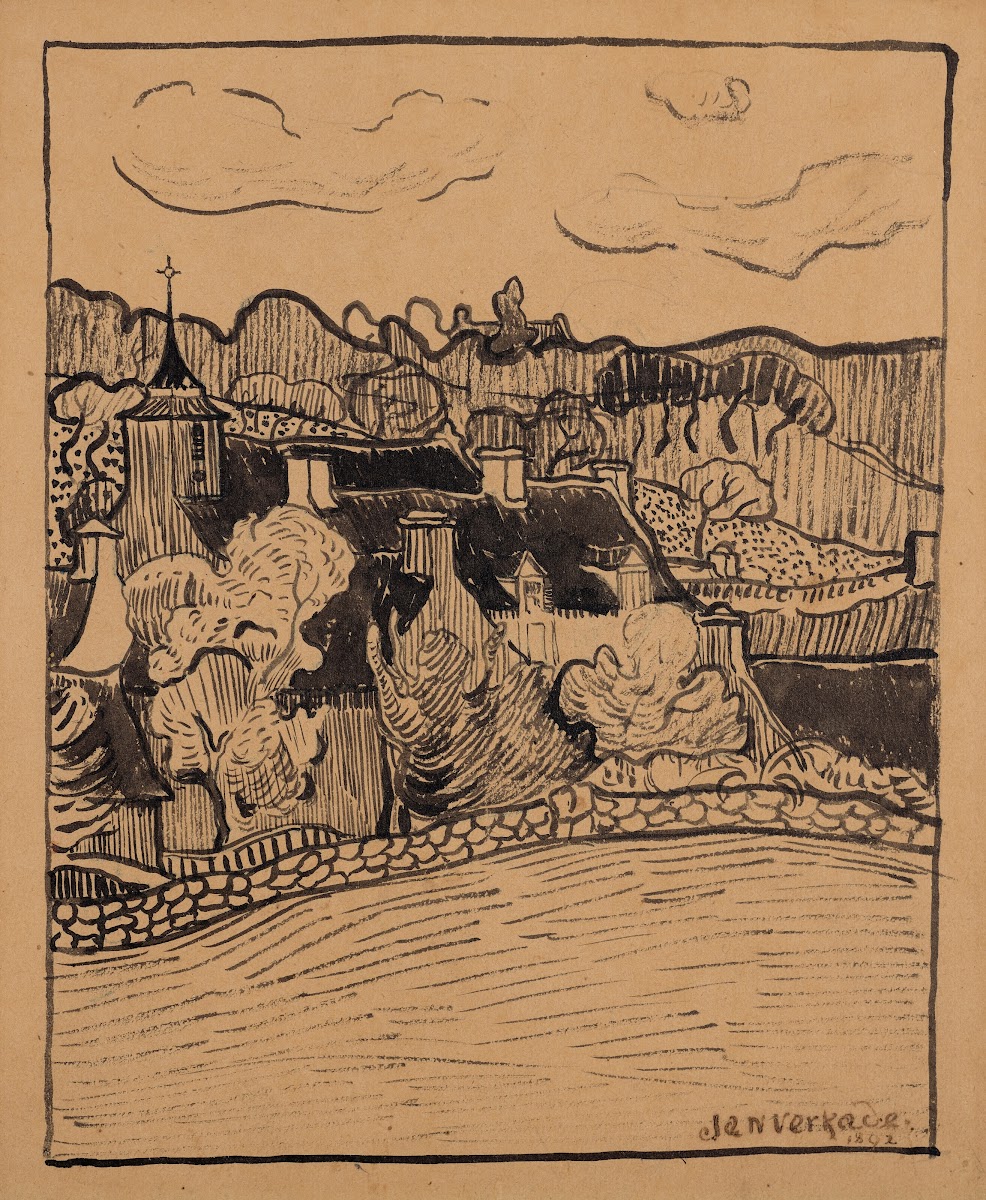 Les Maisons à Saint Nolff 1892