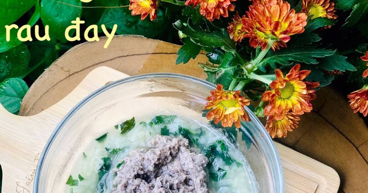 Ăn dặm- cháo cua đồng rau đay