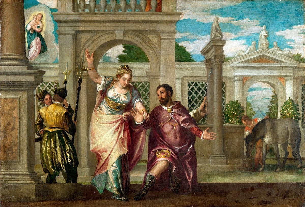 Emperor Augustus and the Sibyl 1500s
