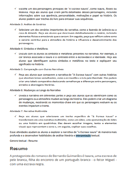 Leitura e Interpretação A4