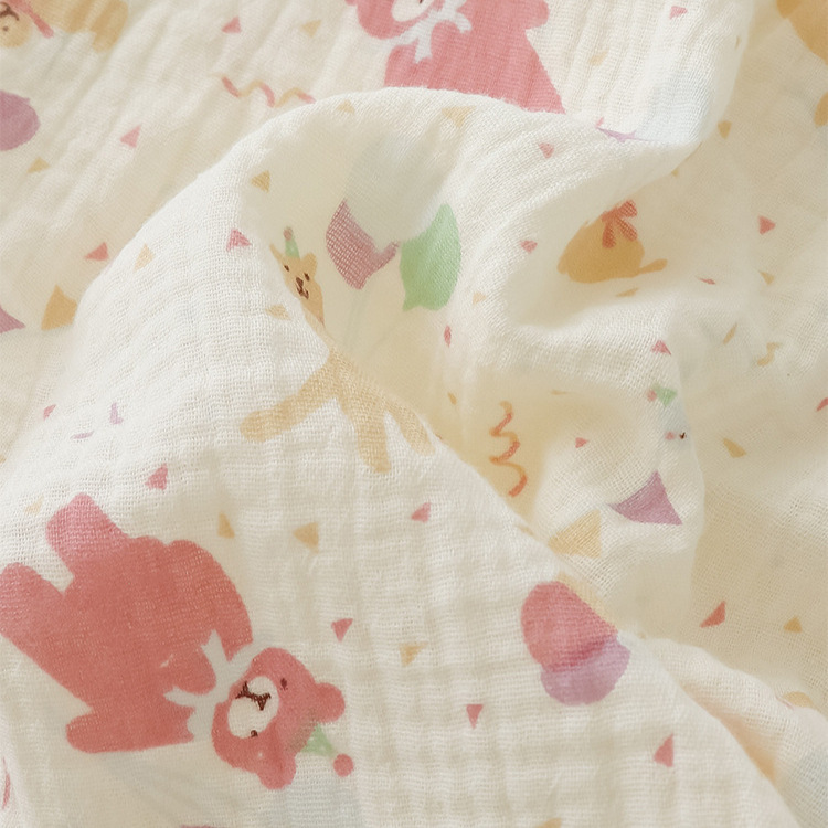 Children's onesie, cotton muslin, long sleeve