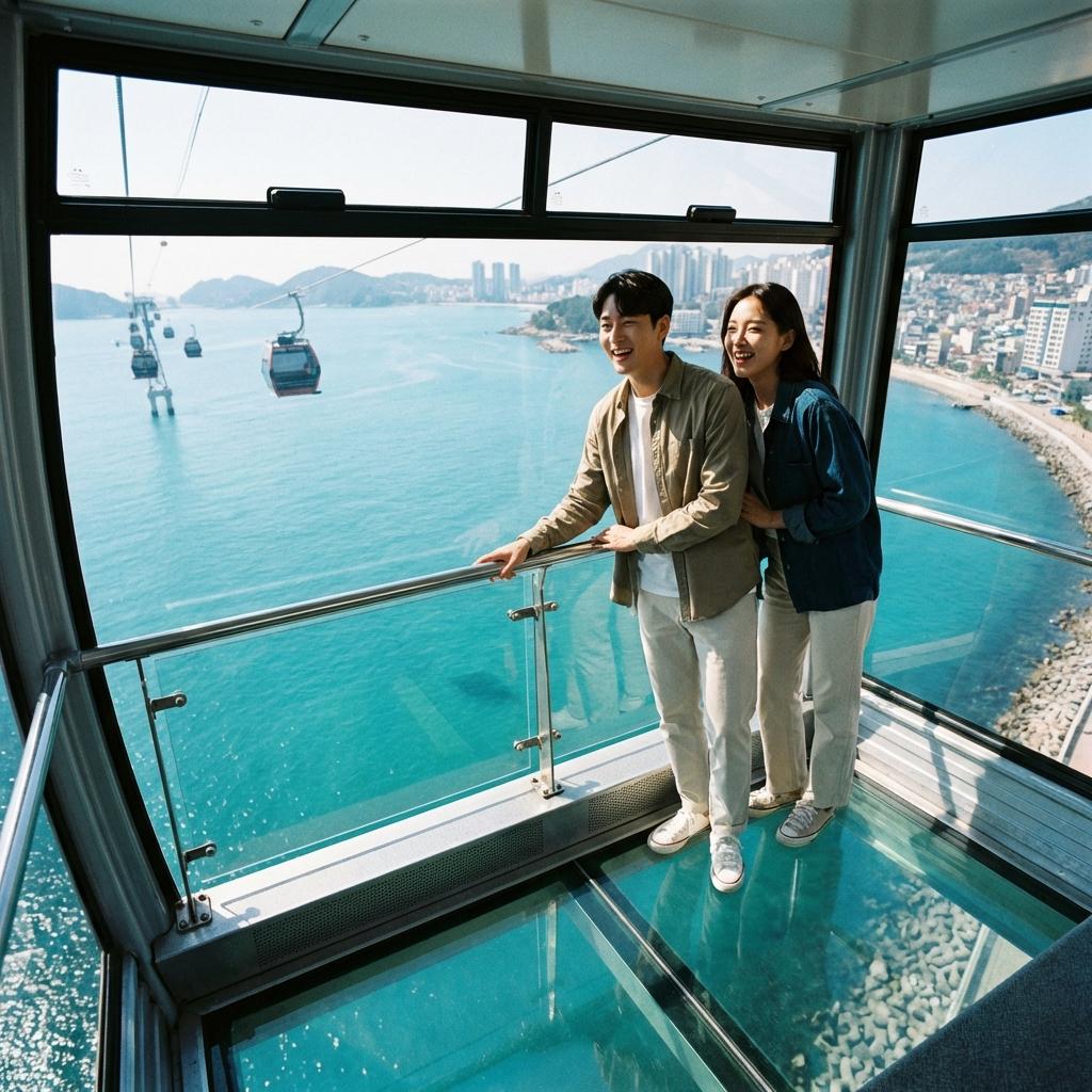 송도 해상케이블카 & 구름다리: 바다 위를 걷는 짜릿함