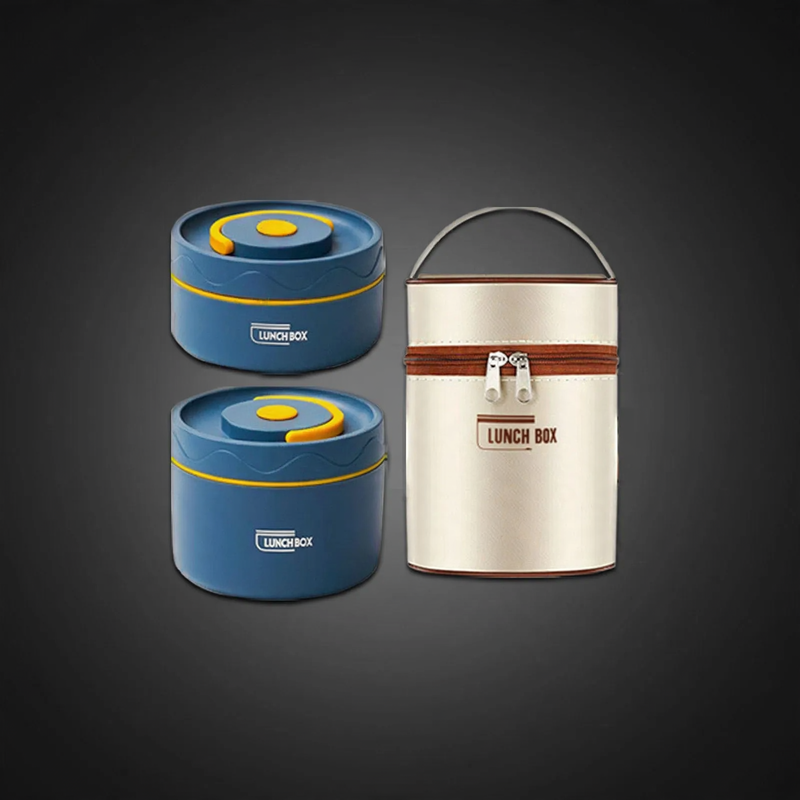 Edelstahl-Lunchbox, mehrschichtig, 501–800 ml