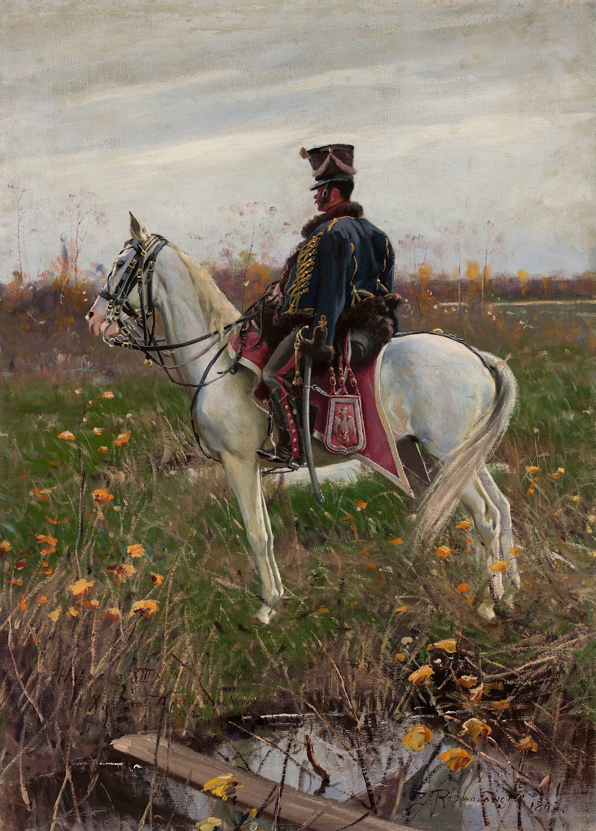 Hussar from the 13th Regiment of the Army of the Duchy of Warsaw 1892