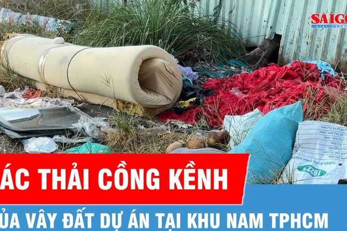 'Điểm đen' rác thải cồng kềnh bủa vây đất dự án ở khu Nam TPHCM - Báo Sài Gòn Giải Phóng