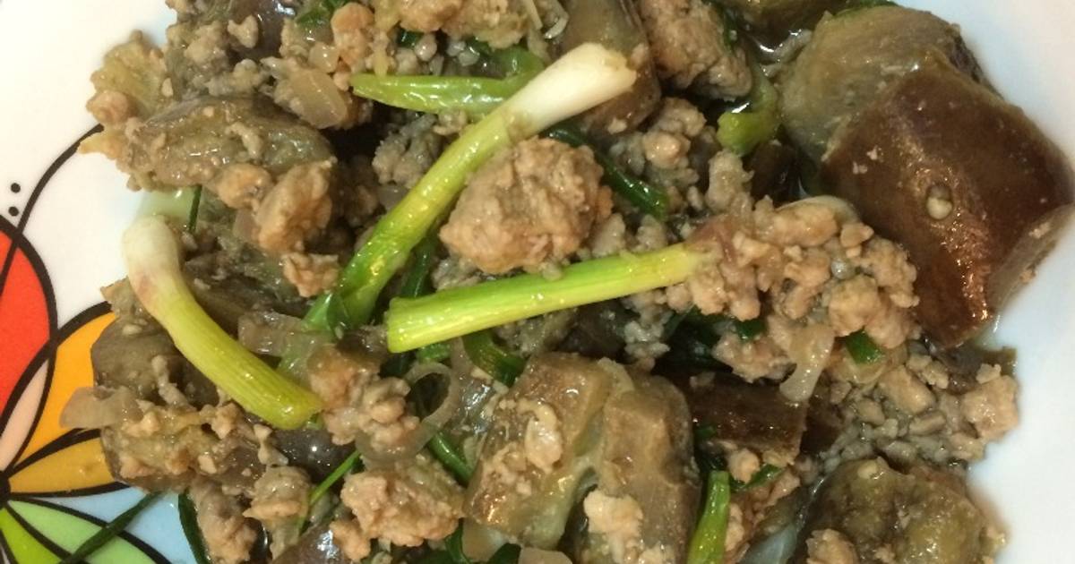 Cà tím om thịt