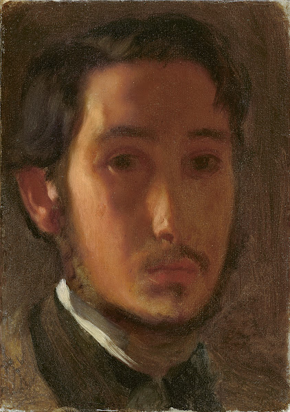 Self Portrait with White Collar c 1857