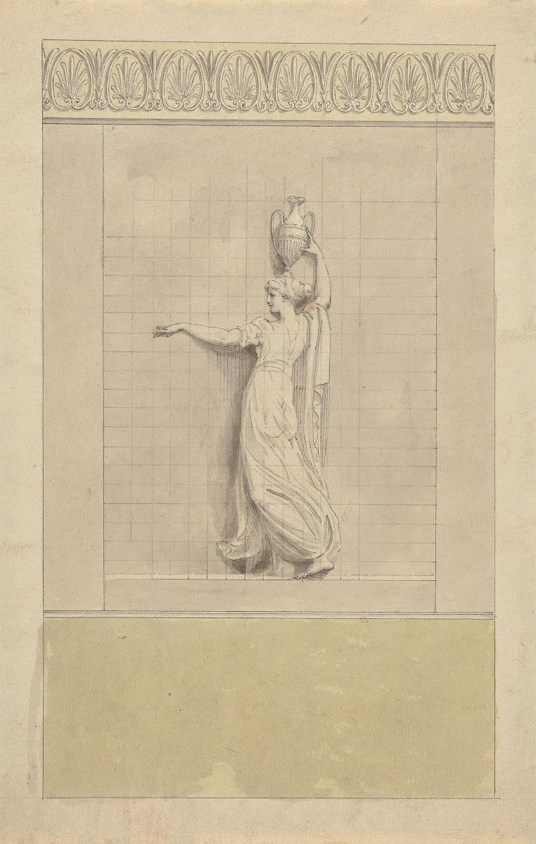 Female Figure carrying Water Jug on her Head