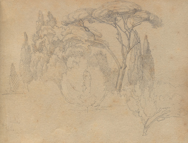 Album with Views of Rome and Surroundings Landscape Studies page 29a Landscape S